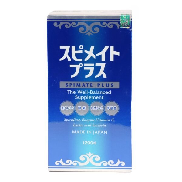 Thực phẩm bảo vệ sức khỏe: Tảo  Spimate Plus hỗ trợ tăng cường sức khỏe (hộp 1200v)