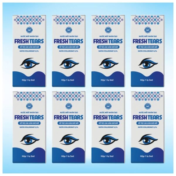 Combo 8 hộp nước mắt nhân tạo Fresh Tears - giảm khô mắt, bảo vệ mắt - Image 2