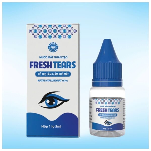 Combo 8 hộp nước mắt nhân tạo Fresh Tears - giảm khô mắt, bảo vệ mắt